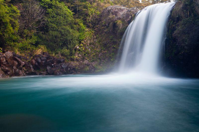 Beautiful Waterfall in Tongariro National Park